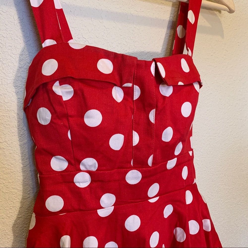 Merry Marilyn Polka Dot Dress - Picture 2 of 7